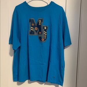 Jordan Bright Blue Short-Sleeve MJ Graphic Tee